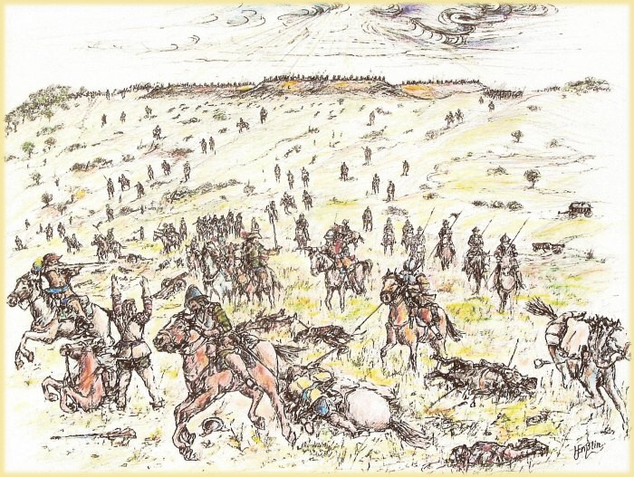Die schwedische Niederlage am Albuch. (c) by Jo Enßlin