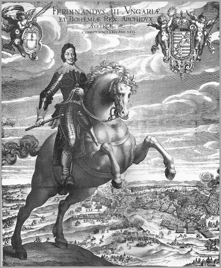 Knig Ferdinand von Bhmen und Ungarn, Kupferstich von Aegidius Saedeler, in Privatbesitz
